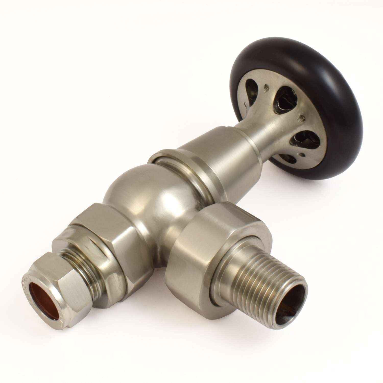 Admiral Angled Thermostatic Valve - Satin Nickel