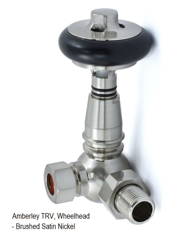 Amberley TRV, Corner - Satin Nickel