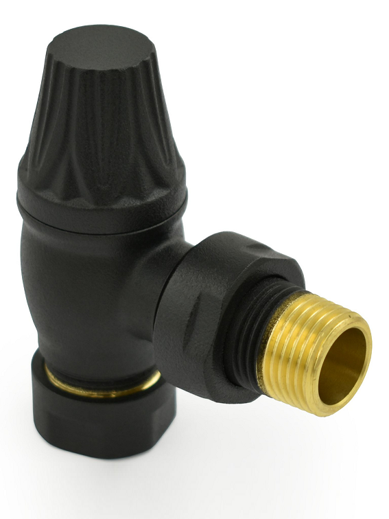 Balmoral Thermostatic Valve Set -  Textured Black