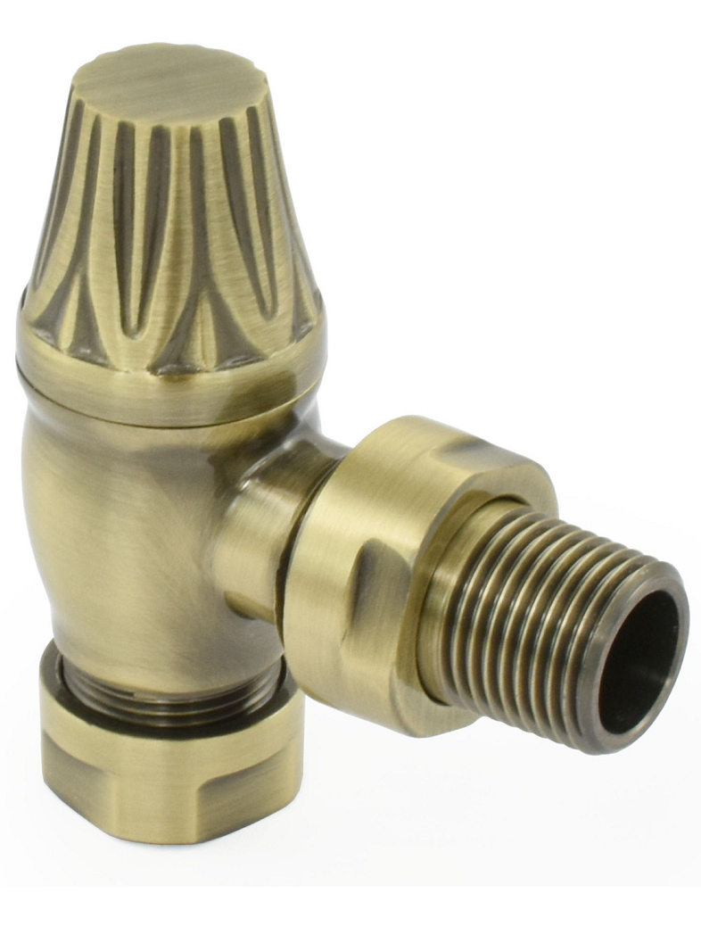Balmoral Thermostatic Valve - Antique Brass