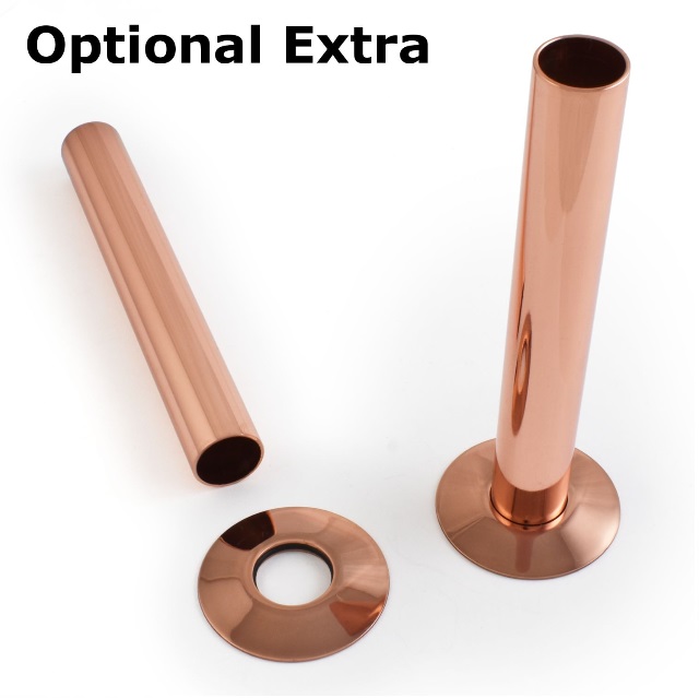 Belgravia Angled Thermostatic Valve - Polished Copper
