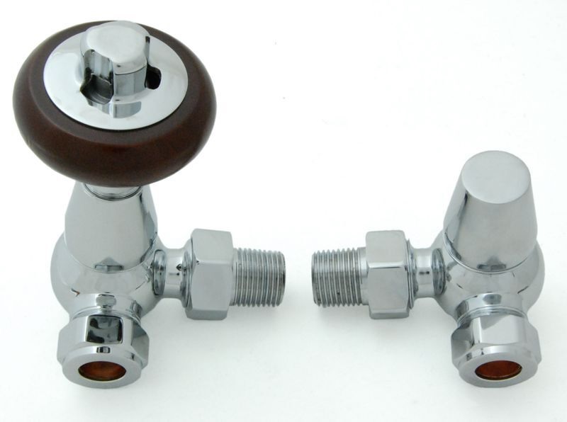 Belgravia Corner Thermostatic Valve Set - Chrome