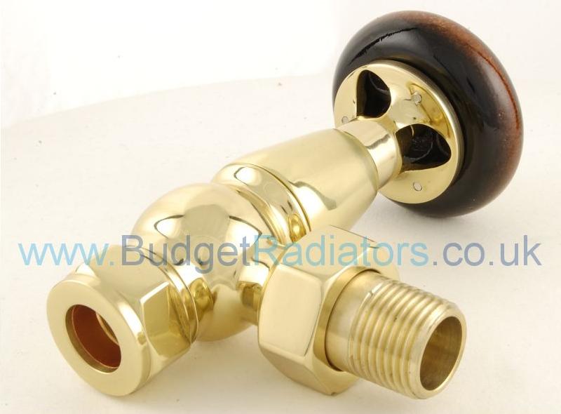Belgravia Angled Thermostatic Valve Set - Polished Brass