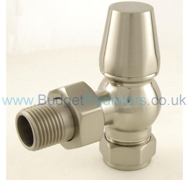 Belgravia Angled Thermostatic Valve Set - Satin Nickel