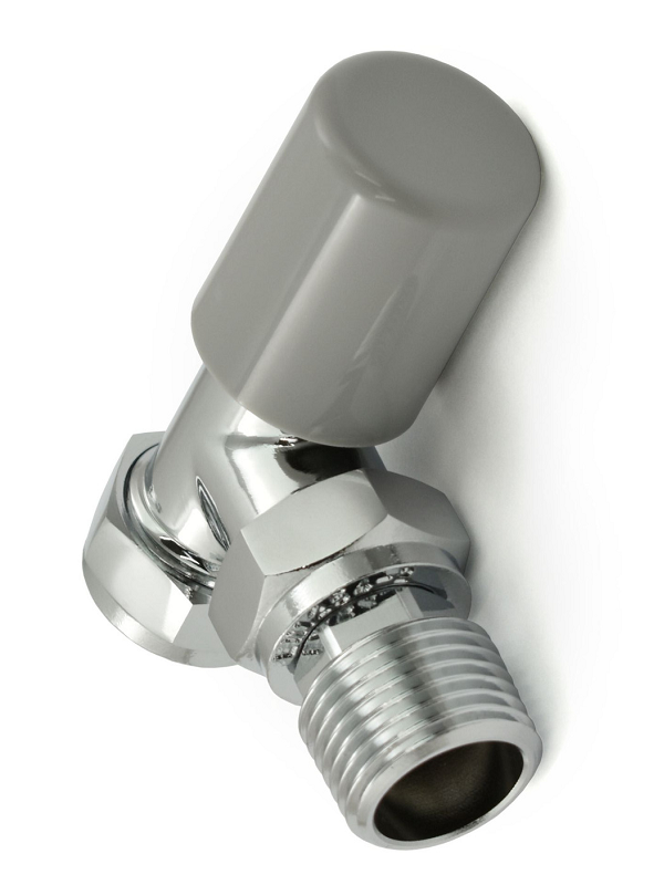 Bexley Angled TRV - Silver & Chrome