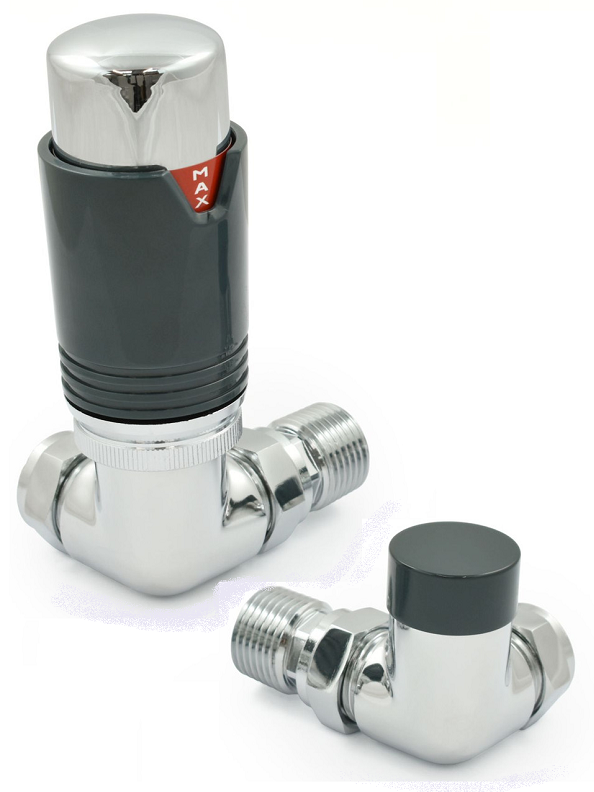 Bexley Corner TRV - Anthracite & Chrome