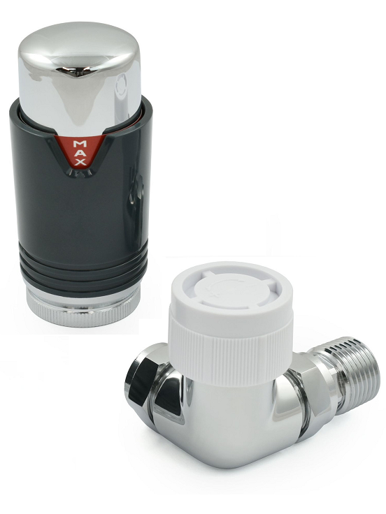 Bexley Corner TRV - Anthracite & Chrome