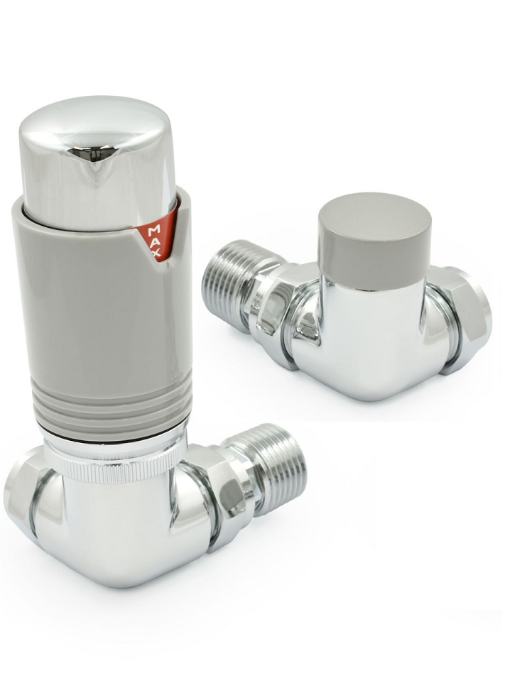 Bexley Corner TRV - Silver & Chrome