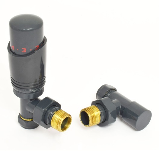 Delta Angled TRV - Anthracite
