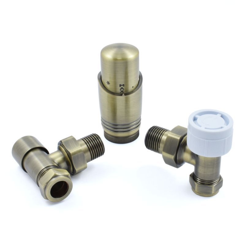 Delta Angled TRV - Antique Brass