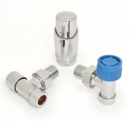 Delta Angled TRV - Chrome