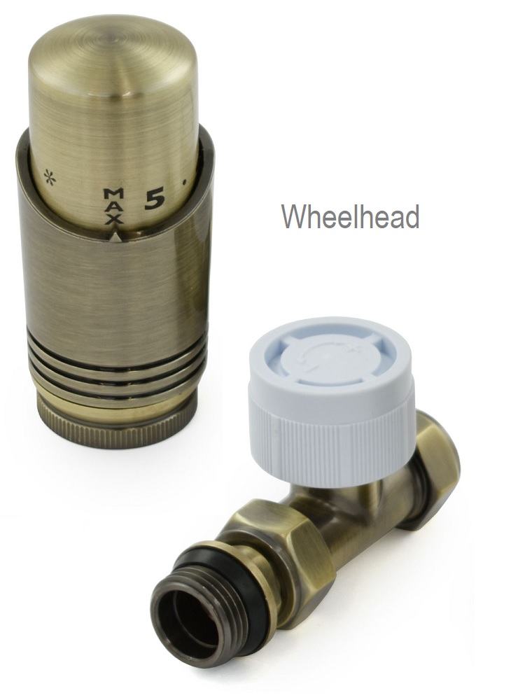 Delta Straight TRV - Antique Brass
