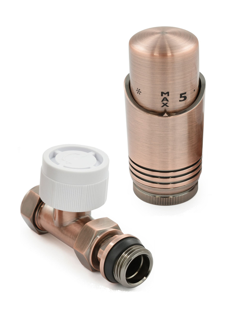 Delta Straight TRV - Antique Copper