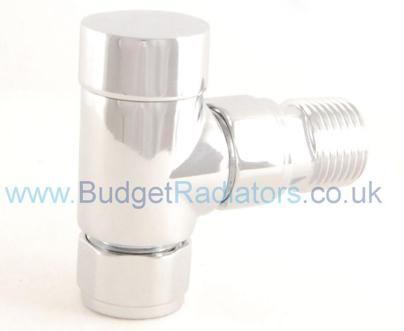 Grosvenor Angled Thermostatic Valve Set - Chrome