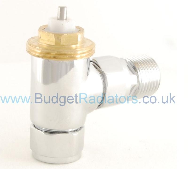 Grosvenor Angled Thermostatic Valve Set - Chrome