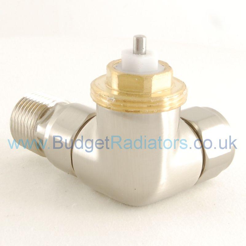 Grosvenor Corner Thermostatic Valve Set - Satin Nickel