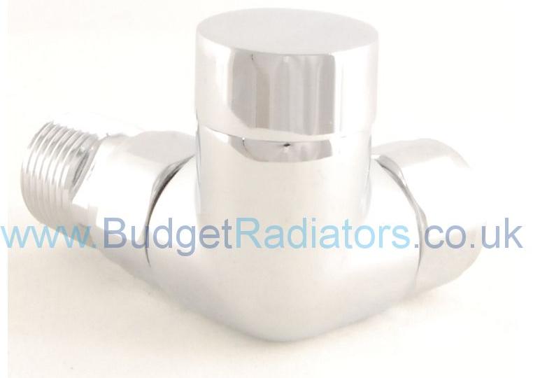 Grosvenor Corner Thermostatic Valve Set - Chrome