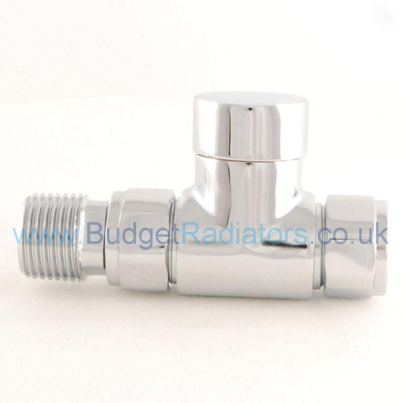 Grosvenor Straight Thermostatic Valve Set - Chrome