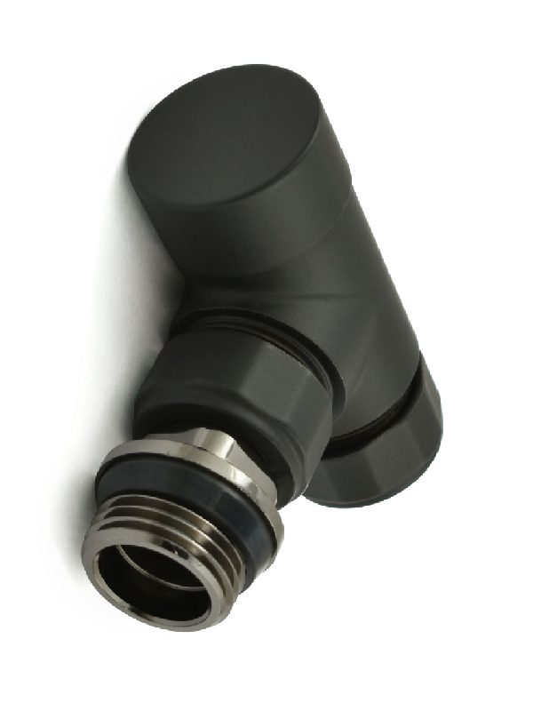 Grosvenor Angled Thermostatic Valve Set - Satin Black