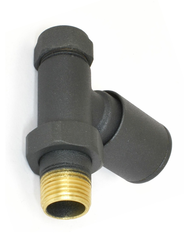 Milan Angled Manual Valve - Anthracite