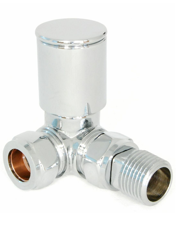 Milan Corner Manual Valve - Chrome