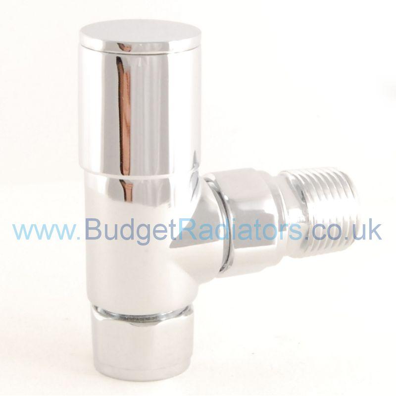 Milan Angled Manual Valve - Chrome