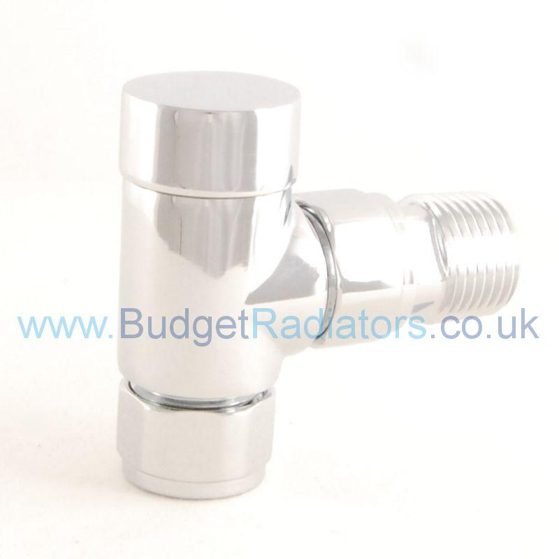 Milan Angled Manual Valve - Chrome