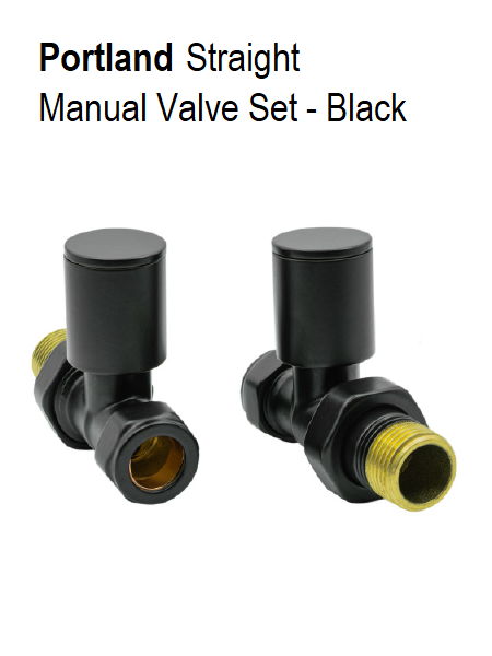 Portland Manual Valve - Black