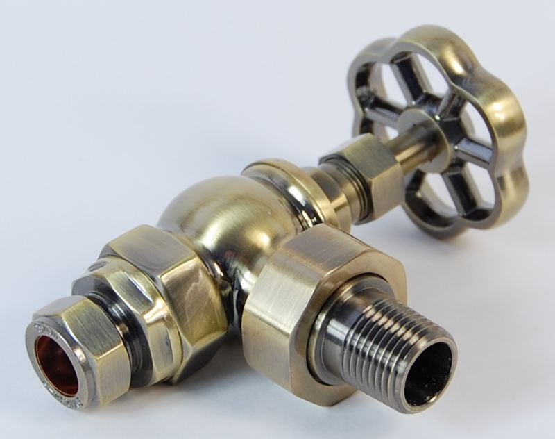Rosa Manual Valve Set - Antique Brass