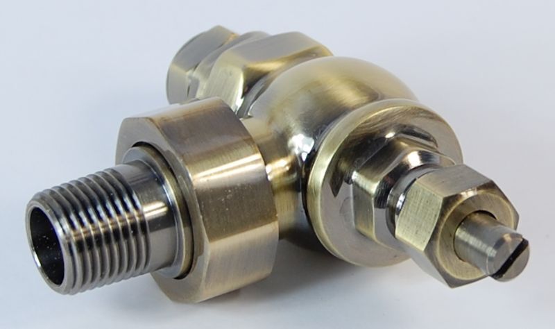 Rosa Manual Valve Set - Antique Brass
