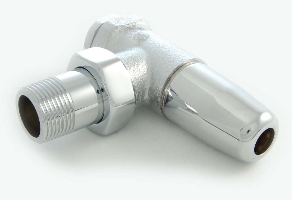 Stirling Angled ¾" Manual Valve Set - Chrome