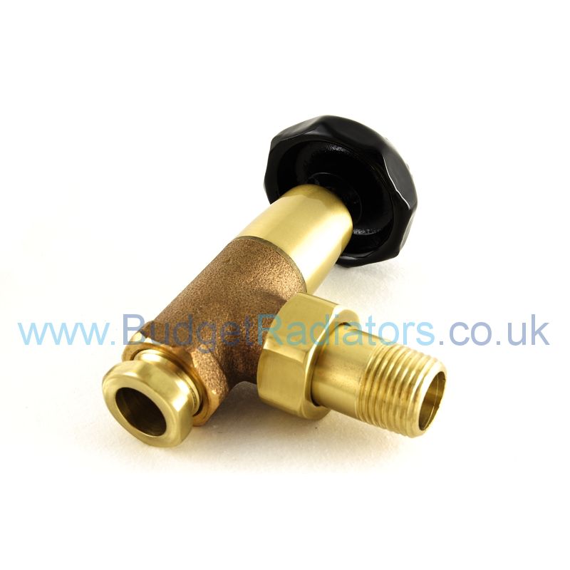 Stirling Angled ½” Manual Valve Set - Polished Brass